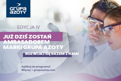 Zostań ambasadorem Grupy Azoty na swojej uczelni!